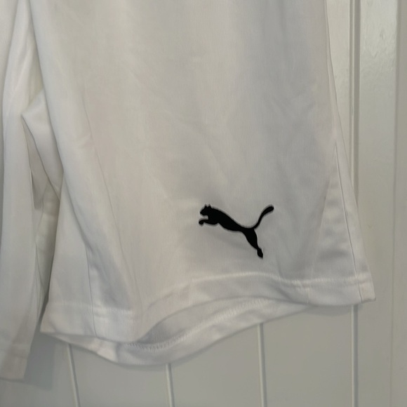 Puma youth XL white athletic basketball shorts without inner liner slip new - Picture 2 of 9